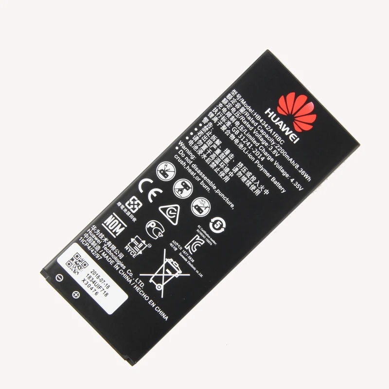 HB4342A1RBC 2200 мАч телефон Батарея для huawei Ascend 5+ Y6 SCL-TL00 CUN-U29 honor 4A honor 5A LYO-L21 y5II Y5 II