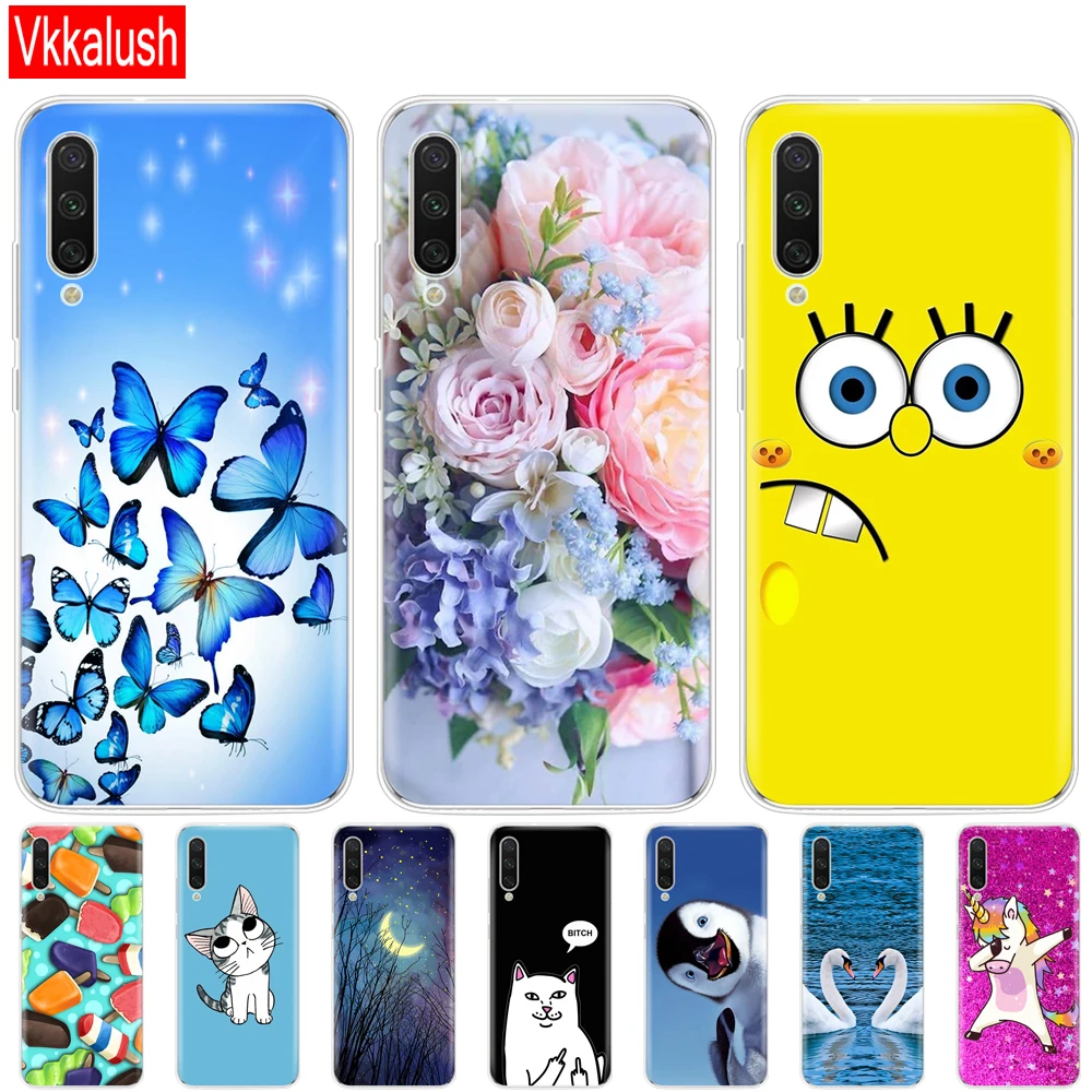 Силиконовый чехол для Xiaomi mi A3, чехол с полной защитой, мягкая задняя крышка из ТПУ, чехол для телефона s для Xio mi A3, бампер, чехол
