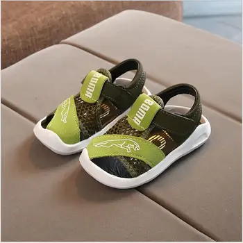 

children's Sandals High quality Kids Shoes Baby Boy Girl Patchwork Summer Beach sport soft-soled Sandals Shoes Sneakers