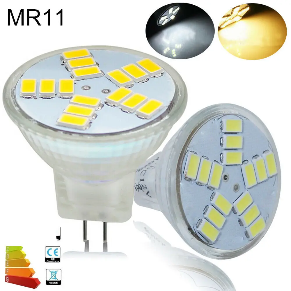 

MR11 LED Spotlight 7W Lampada LED Bulb Lamp GU4 Bombillas AC DC 12V 5730 SMD Lamp Warm/Cold White Led Spot Light Home Lighting