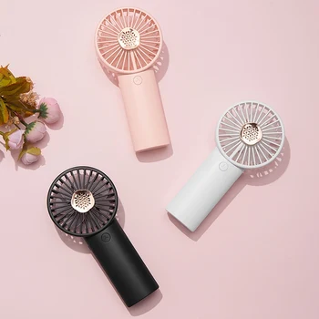 

Portable Mini Fan, USB Rechargeable Adjustable Wind Speed Desktop Handheld Fan Charging Aromatherapy