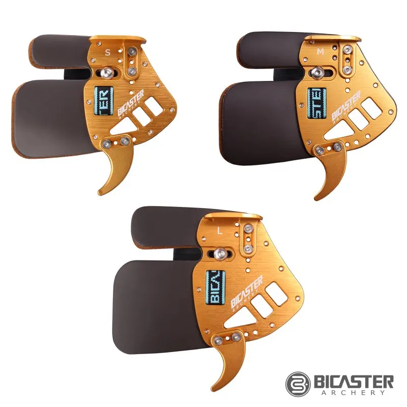 Стрельба из лука Bicaster защитная накладка натуральной кожи + алюминий S/M/L для
