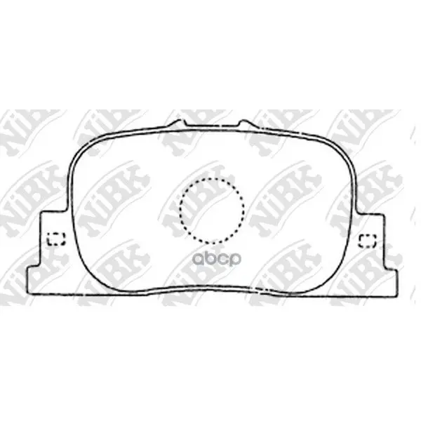 Колодки Тормозные Toyota Camry V20 2.2-3.0 96-01/V30 2.4-3.0 01- Задние Nibk Pn1431 NiBK арт. PN1431