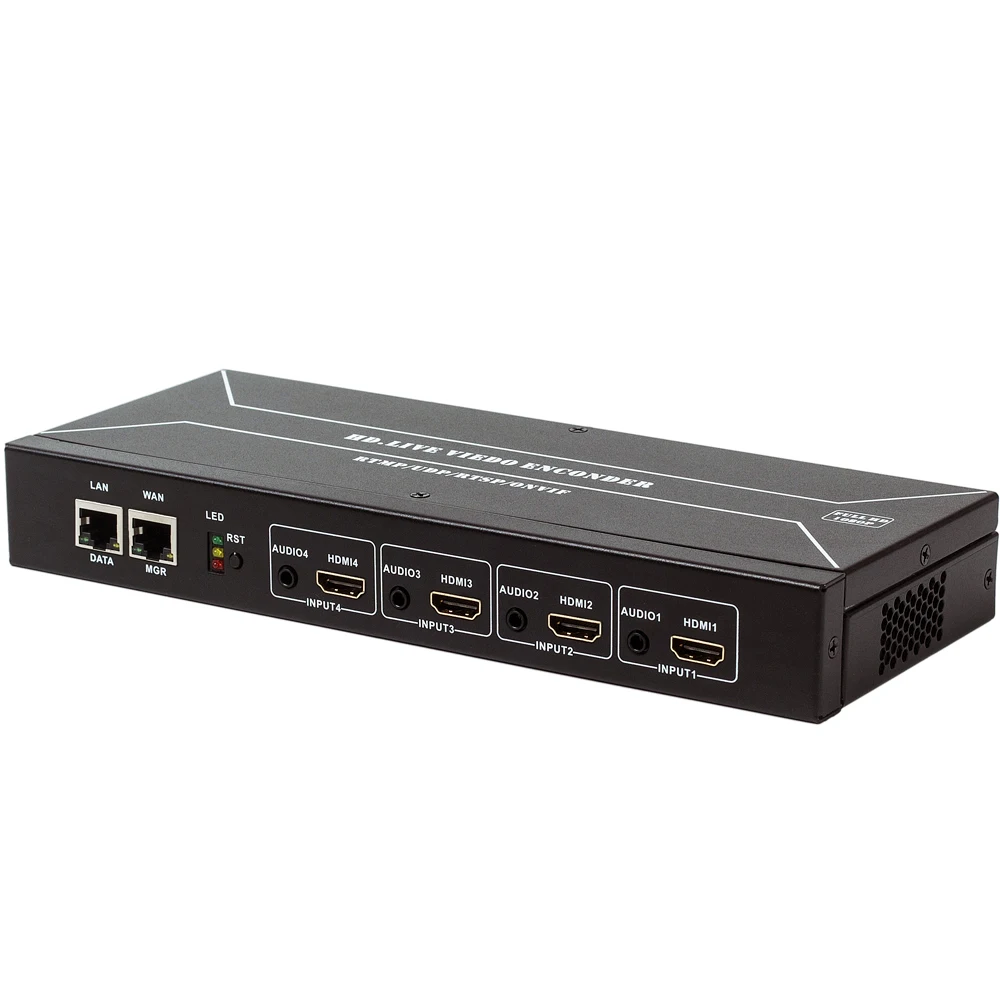 MPEG 4 H.264 HDMI To IP видео потоковый кодировщик прямой трансляции HD IPTV канала к HTTP RTSP RTMP