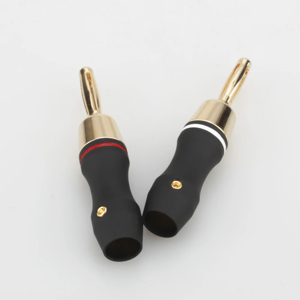 8xAudiocrast BL002 Позолоченный разъем типа банан HiFi Высокое качество кабель динамика