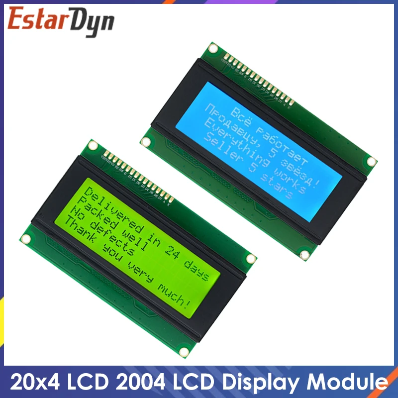 LCD2004 LCD Display Monitor 2004 20X4 5V Character Blue Backlight Screen LCD2004 LED Blue/Yellow green for arduino LCD display