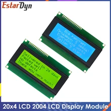 Lcd2004 display lcd monitor 2004 20x4 5v personagem azul tela de fundo lcd2004 led azul/amarelo verde para arduino display lcd