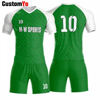 

100% Polyester Custom Sublimation Digital Printing Men Football T Shirt Maker Soccer Uniforms