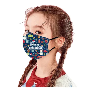 

5PC Kids Children Outdoor Cloth Face Mask Washable Reusable Mouth Mask Windproof Face Shield Mouth Cover Breathable mondmaskers