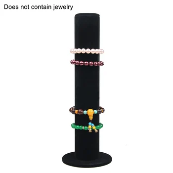 

Velvet Jewelry Bracelet Watch Display Stand Bar Rack Holder Organizer Tower Jewelry Organizer Rack Fashionably Dropshipping N25