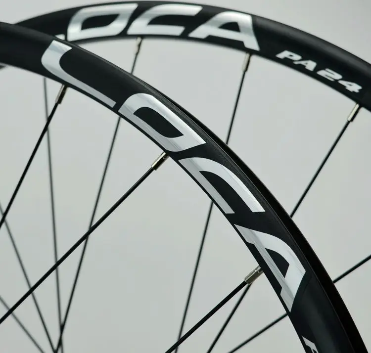 Pasak-juego de ruedas para Mtb 26 27,5 29er 700C, ruedas de disco rectas con 24 agujeros, rodamiento suave, delanteras, 2 y 4 traseras, ultraligeras