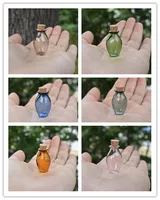 50pcs Glass Bottles Miniature Potion Bottle Mini Cork Glass Vials Wedding DIY Mini Drift Bottle Wishing Bottle Perfume Bottle 2