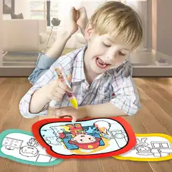 5 шт./компл. детей Волшебный повторное использование для рисования акварелью карты Книга для рисования образования игрушка-головоломка для