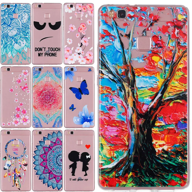 Горячая распродажа! Marvel color Tree кристально чистый ударопрочный чехол для Huawei P9 Lite