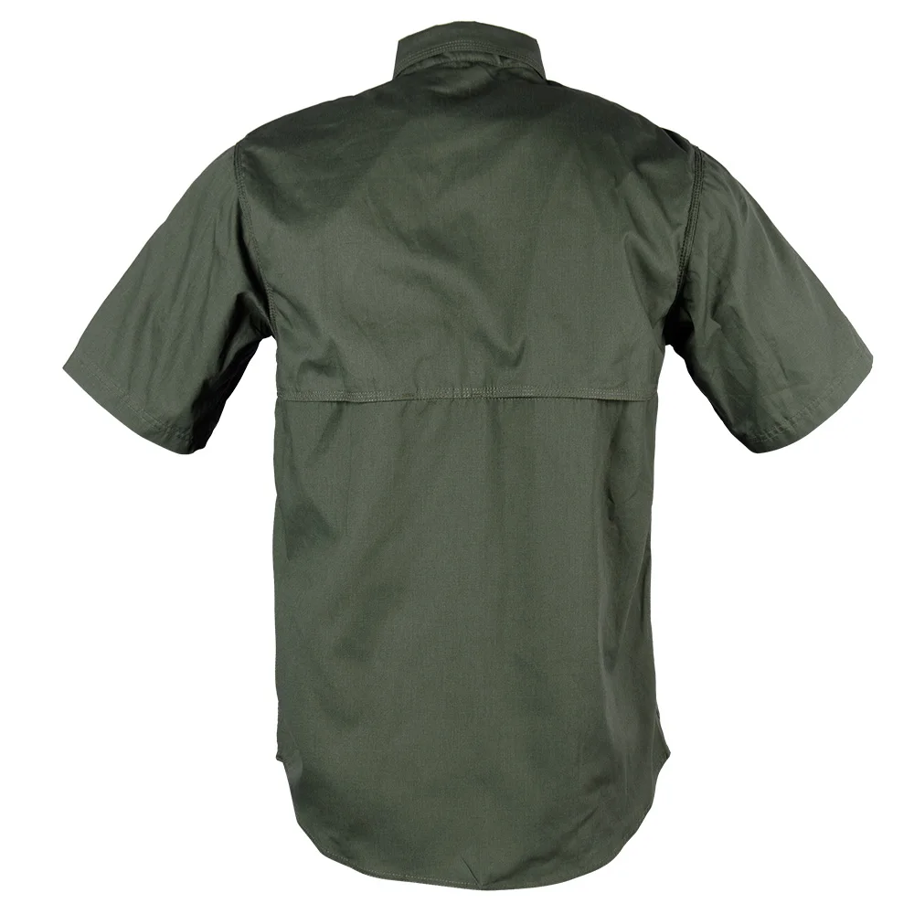 7 Colors Summer Shirt Solid Security Guards Officer Uniforms Army Green Men's Shirt