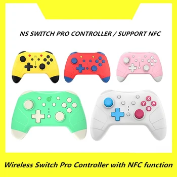 

Animal Crossing Controller For Nintend Switch Pro Controller with NFC Wireless Game Joystick Gamepad NS Pro Switch Accessories