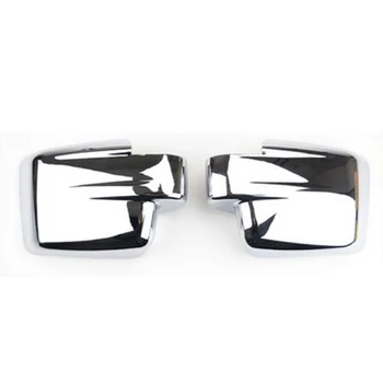 

For Jeep Patriot Liberty 07on Mirror Cover Chrome Door Side Trim ABS 1Pair Universal