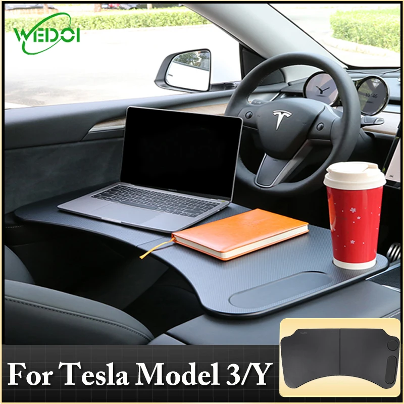 Лоток для ноутбука WEDOI рулевое колесо Tesla модель 3 Y портативный офисный стол |