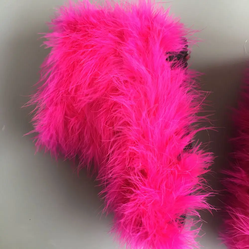 ASILETO зимние сапоги женская обувь настоящей страусиной с мехом ботинки из плюша на плоской подошве Лыжная уличная 'eskimo' пушистая обувь, сапоги T553 - Цвет: rose Red 15CM