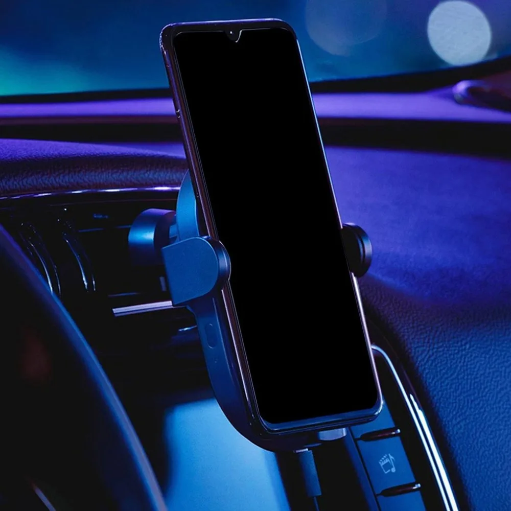 Беспроводное Автомобильное зарядное устройство Smart 20W электрический замок автоматический карабин автомобильное зарядное устройство Черный