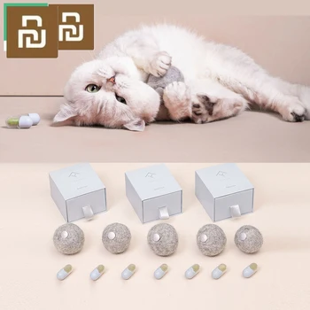 

Youpin Catnip Ball Cat Toys Healthy Natural Catnip Ball Cat Addiction Catnip Cats Licking Snacks Cat Kitten Playing Pet Cat Gift