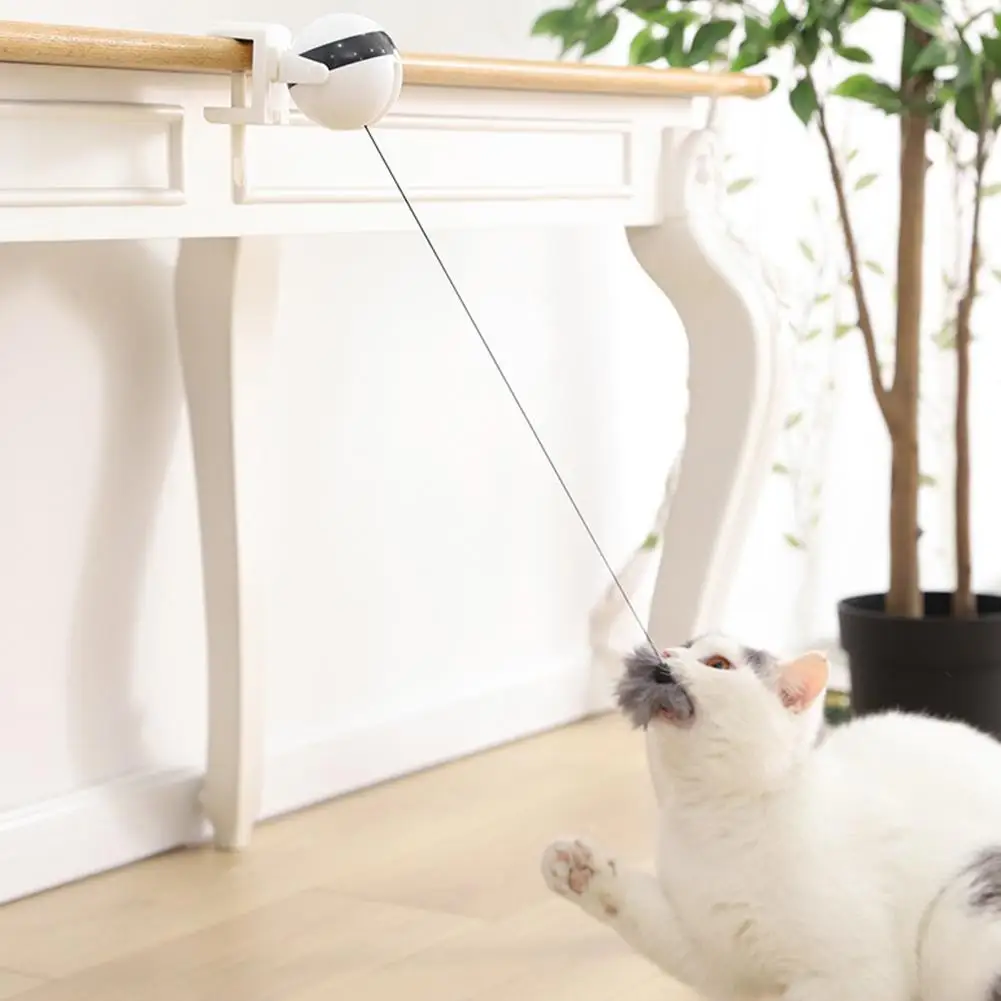 

TPFOCUS Funny Cat Teaser Interactive Toy Electric Lifting Ball for Cat Training Tool