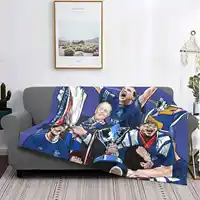 Glasgow Rangers Team Shaggy Throw Soft Warm Blanket Sofa/Bed/Travel Love Gifts Glasgow Rangers Football Scotland Gets We Are 1