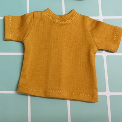 yellow 1 шт. Blyth кукла футболка одежда подходит для Барби рубашка momoko, pullip, azone, Blyth 1/6 кукла DC129 - Цвет: yellow