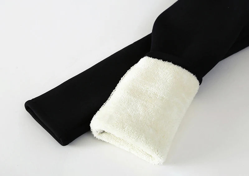SALSPOR XS-3XL размера плюс зимние кашемировые леггинсы для женщин Высокая талия тонкие модные теплые леггинсы Feminina черные утолщенные легинсы