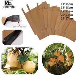 Sacs de raisin 100 pièces, sac à pulpe, sac de Protection pour la croissance des fruits et légumes, pochette de lutte antiparasitaire agricole, sacs étanches anti oiseaux 