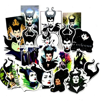 

20pcs Maleficent Witch Stickers paster Cartoon characters anime movie funny decals scrapbooking diy phone laptop decorations