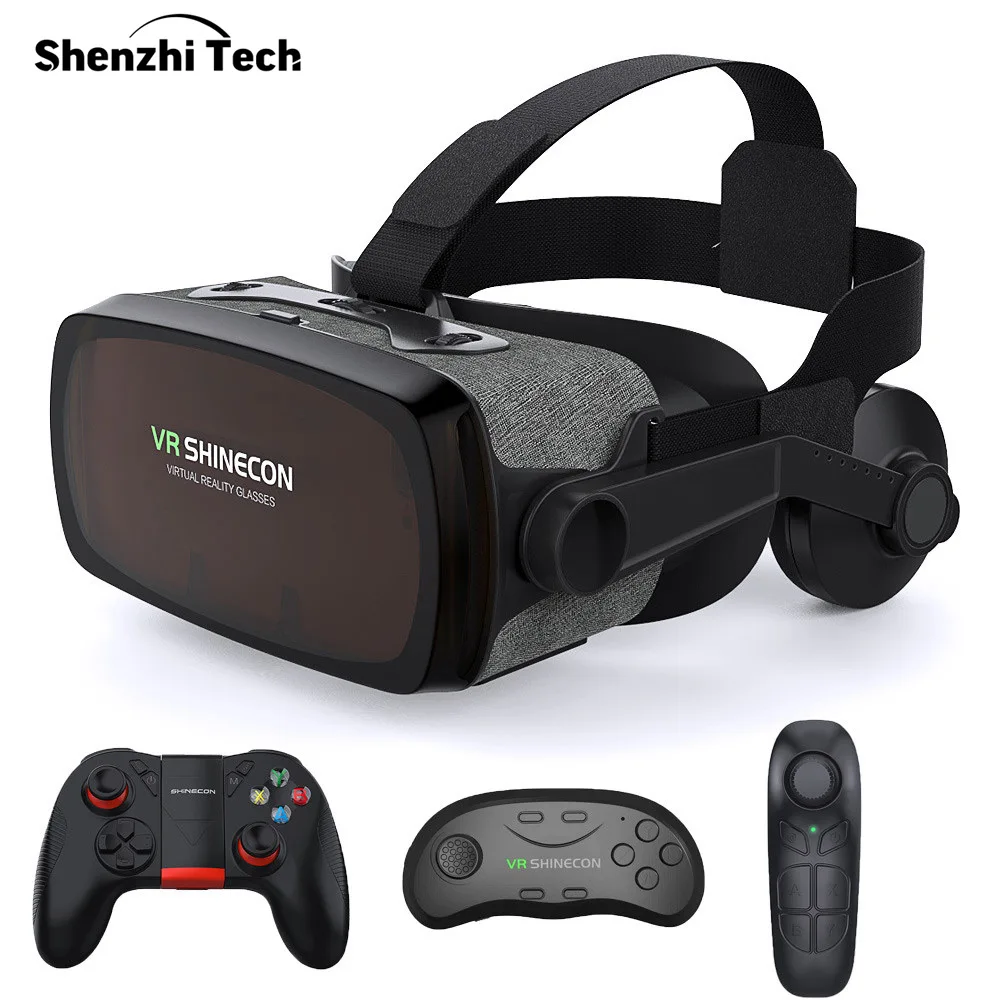 2021 VR Headset Virtual Reality Glasses 3D VR Glasses for Smartphones Compatible with iPhone & Android 5-7 inch