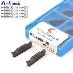 10pcs MGGN150 MGGN200 MGGN300 MGGN400 JM NK9030 Carbide Inserts Cutting insert CNC Lathe Stainless steel Cutter Grooving Blade