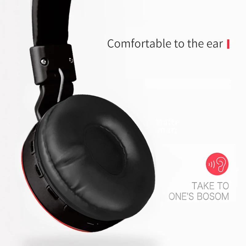 PHOMAX New Portable Wireless Headphones Bluetooth Stereo Foldable Headset Audio Mp3 Adjustable Earphones with Mic for Music