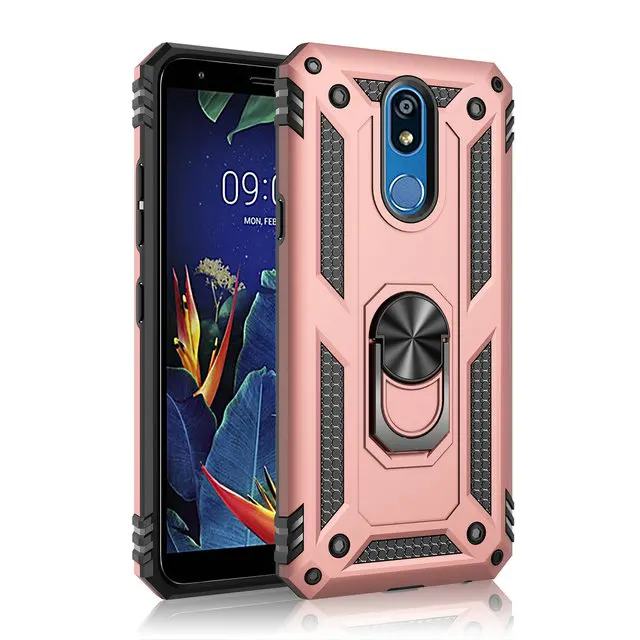 Роскошное металлическое кольцо для LG K40 чехол LG X4 чехол LM-X420EMW X420EW магнитный автомобильный держатель для телефона LG K 40 чехол LGK40 40K Coque