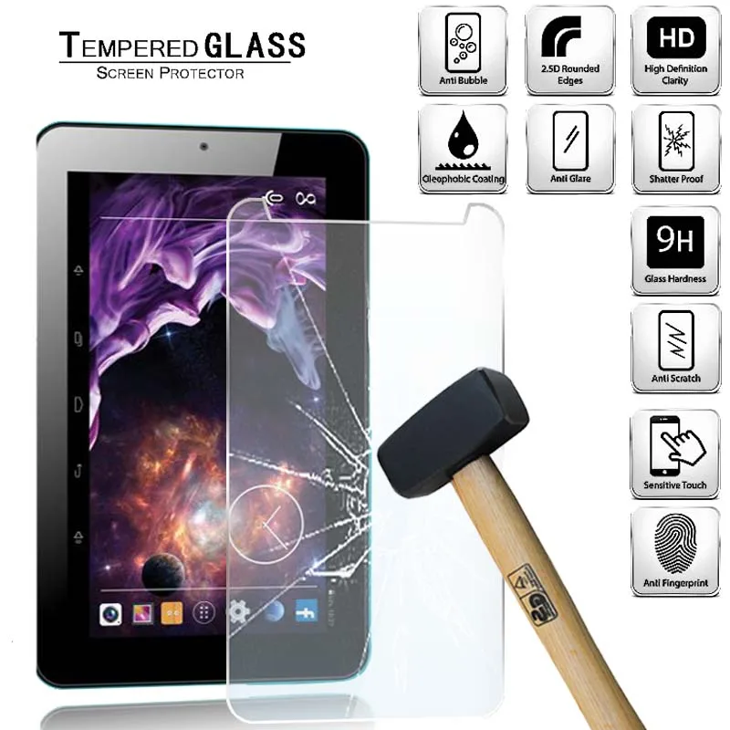 

Tablet Tempered Glass Screen Protector Cover for Estar Intel Beauty HD Quad 7.0 HD Eye Protection Anti-Fingerprint Tempered Film