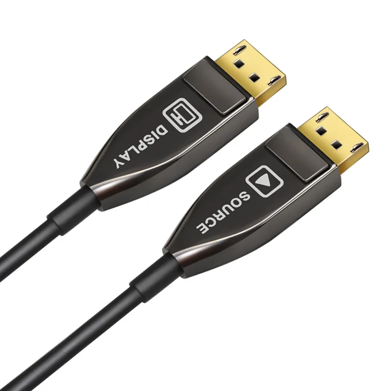 100 м волоконный кабель displayport Male to Male 32 Гбит/с Высокая скорость 8k @ 60 Гц 4К @ 140 Гц, 1,4 порт дисплея для большой игры HDTV проектор, ПК Хост