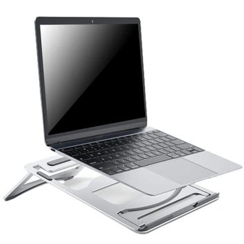 

Foldable Aluminum Laptop Stand, Portable Notebook Mount, Holder for Acer, Asus, Dell, HP, and More Laptop