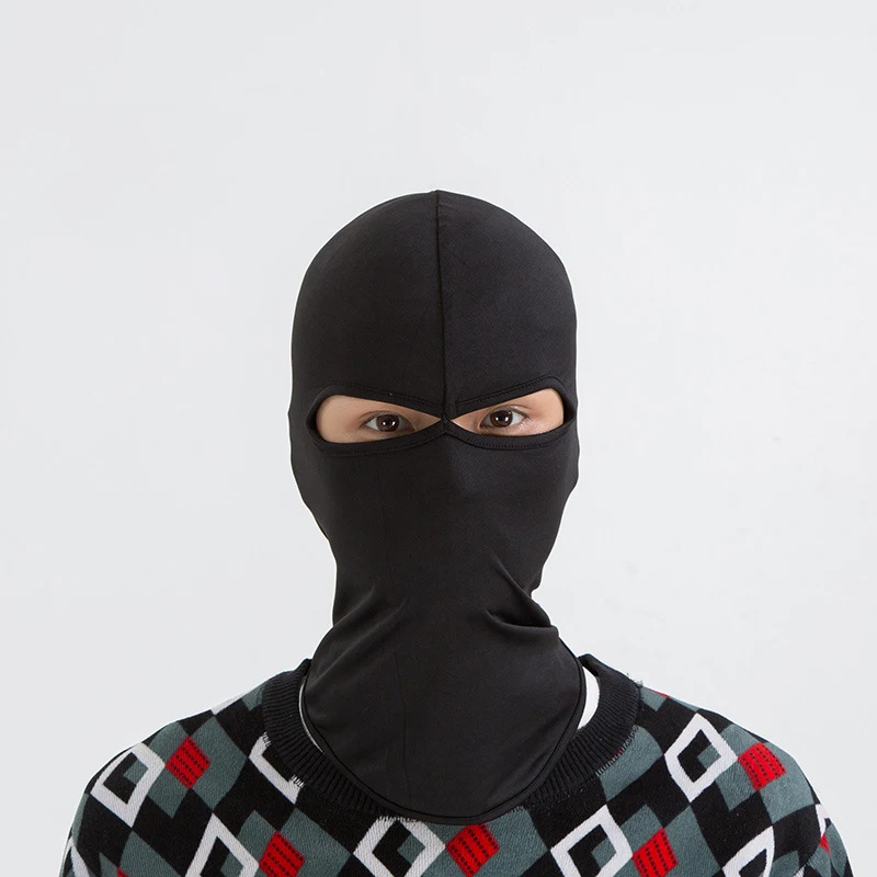 Мотоциклетная маска для лица Флисовая Балаклава зимняя тактическая Балаклава маски для рта Cagoule Visage Kominiarki тушь для ресниц страйкбол - Цвет: Черный