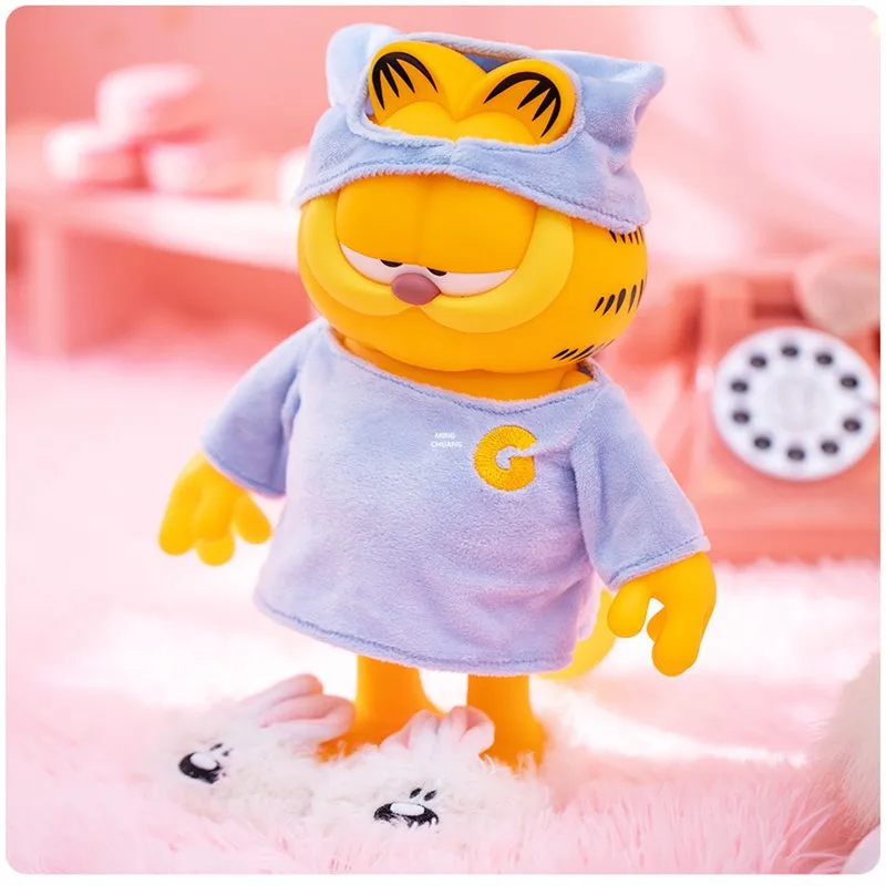 1" пижамы Ver мультфильм кошки модный тренд Kawaii украшения праздничный подарок ПВХ фигурка Коллекционная модель игрушки коробка 30 см V1216