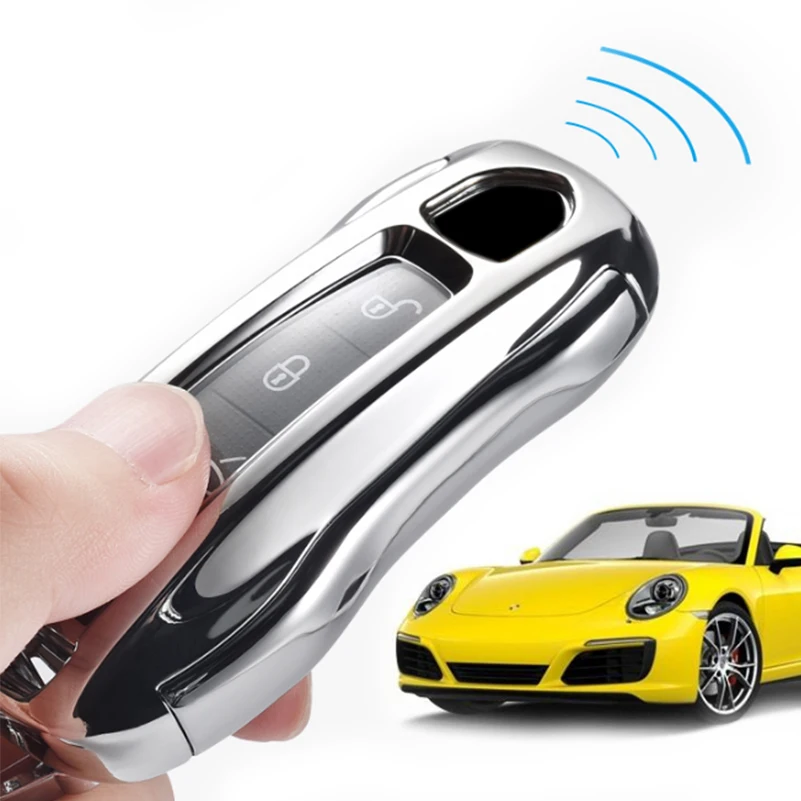 1 шт. чехол из ТПУ для автомобиля, чехол для Porsche 911 Macan Cayman Cayenne Boxster, пульт дистанционного управления, умный ключ