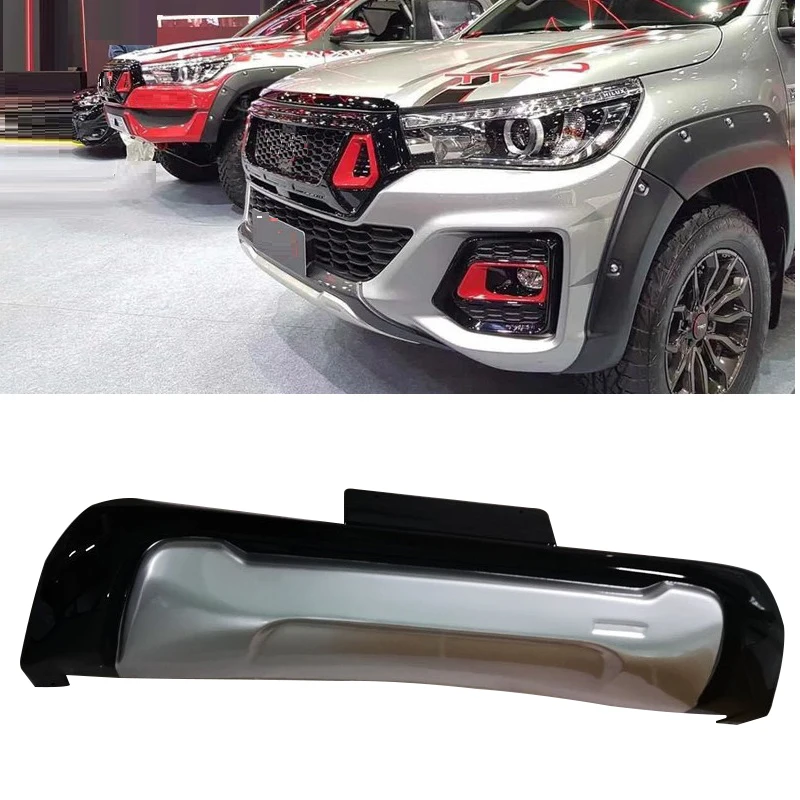 Внешние автомобильные аксессуары накладки на передний бампер подходят для HILUX