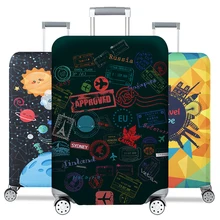 Fundas protectoras de equipaje más gruesas para maleta accesorios de viaje Baggag funda de equipaje elástica para maleta de 18-32 pulgadas