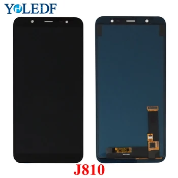 

Can Adjust J810Y For Samsung Galaxy J8 2018 J810 LCD Display Touch Screen Panel SM-J810M J810F J810G LCD Digiziter Replace Parts