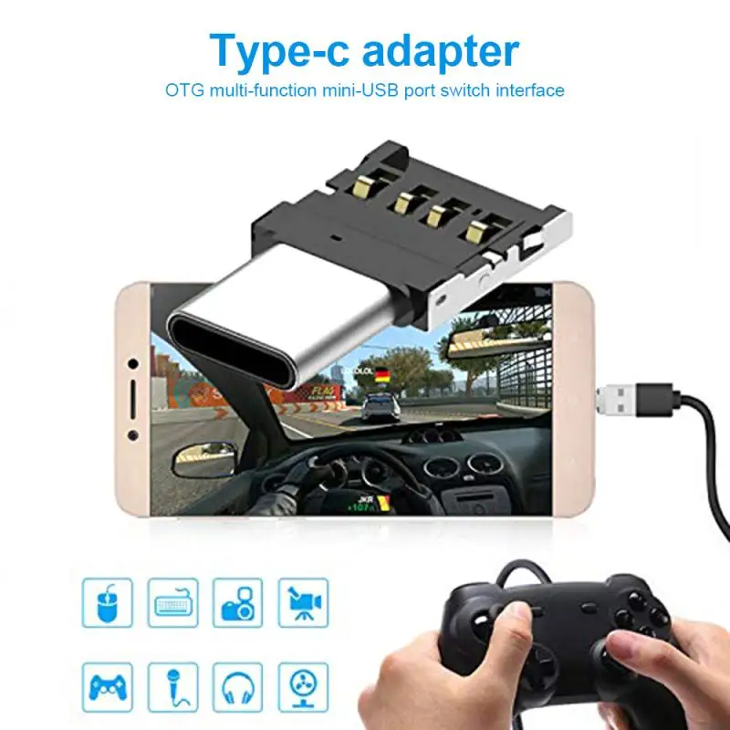 

Mini Multi-function OTG-Converters USB To Type-c OTG Adapter USB Mobile Phone Charge For Huawei Xiaomi Samsung Phones TXTB1