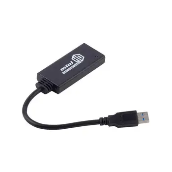 

Mini USB3.0 to HDMI HD Converter Conversion Line Adapter with Audio for Computer