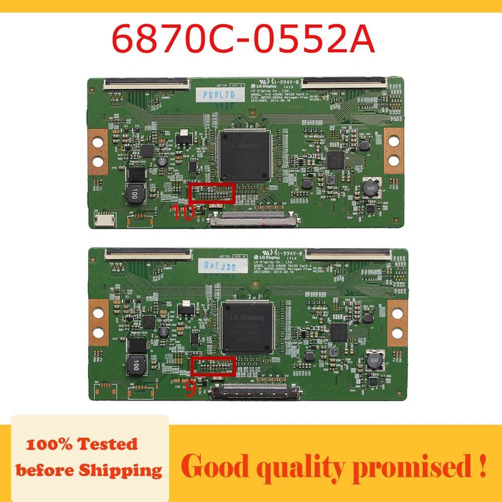 Логическая плата Tcon 6870C 0552A для Philips Vizio LG SONY. .. Телевизионная placa TV lg V15 43UHD TM120 Ver0.4