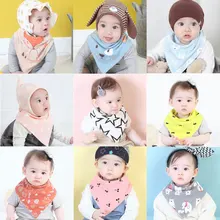 Детские нагрудники слюнявчик хлопковый шарф абсорбирующий Babador Burp ткань бандана для кормления мягкий Baberos новорожденных мальчиков девочек Слюнявчик