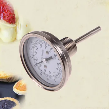 

1/2"Stainless Steel Thermometer Moonshine Still Condenser Brew Mash Tun For Kitchen Cooking Bakeware Brew Pot