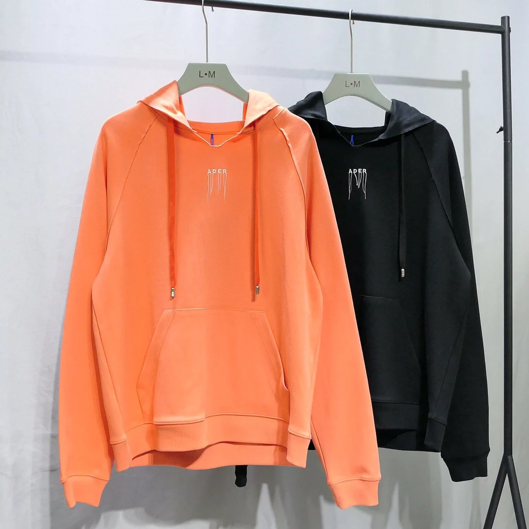 Толстовка 21ss с логотипом Ader Error однотонная 20SS для женщин и мужчин 1:1